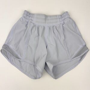 Lululemon Hotty Hot Shorts Silver Lilac Sz 2